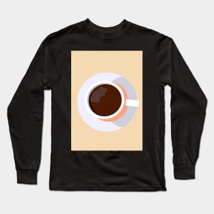 Minimal Kitchen Coffee Long Sleeve T-Shirt